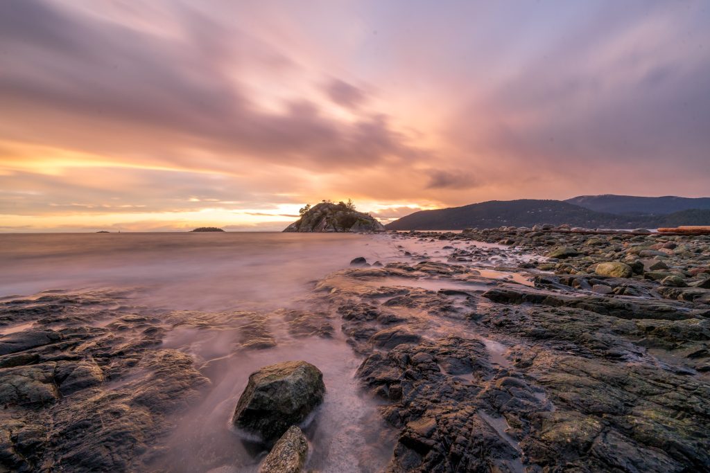 Rocky Beach at Sunset