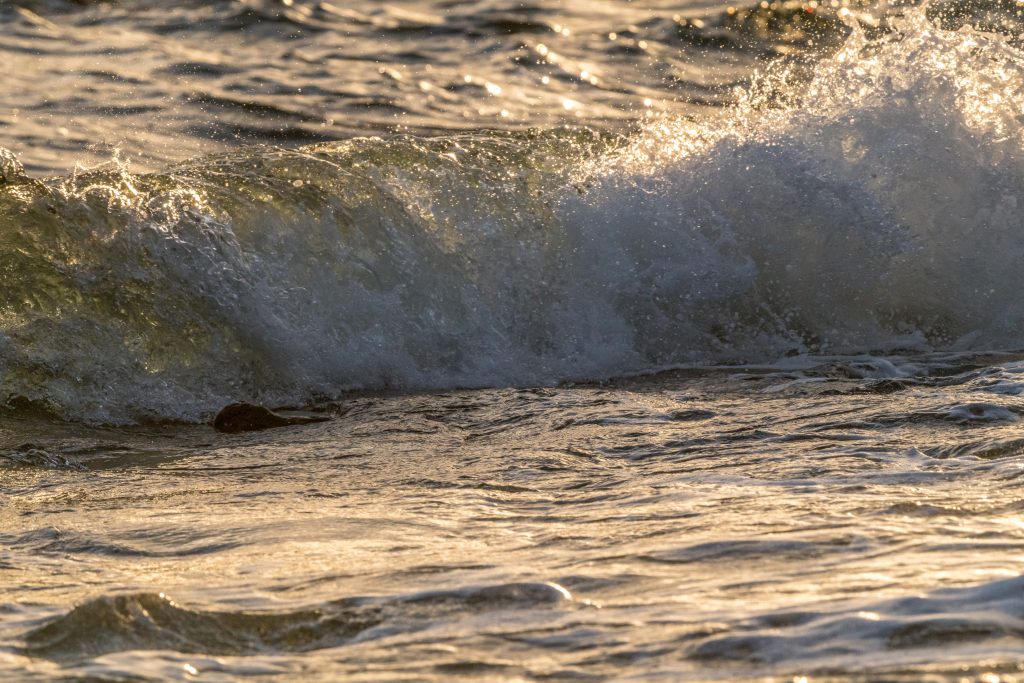 Splashing Sea Water