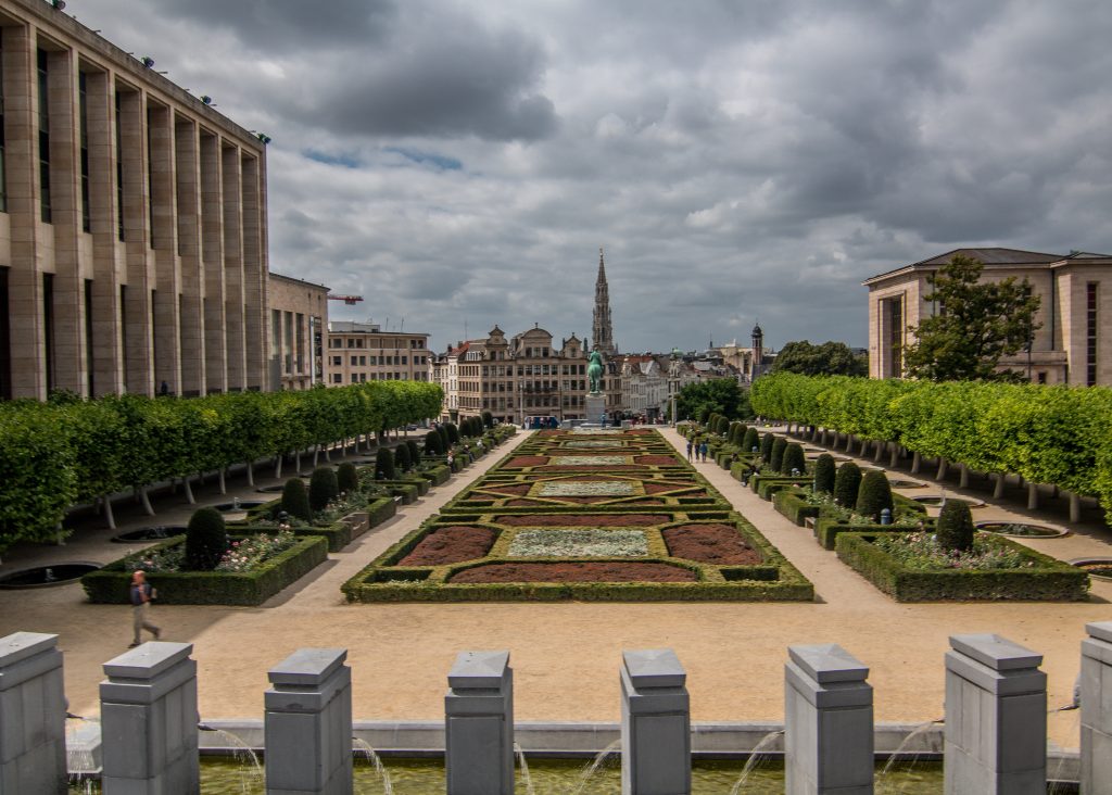 The green grass between the buildings is great to see