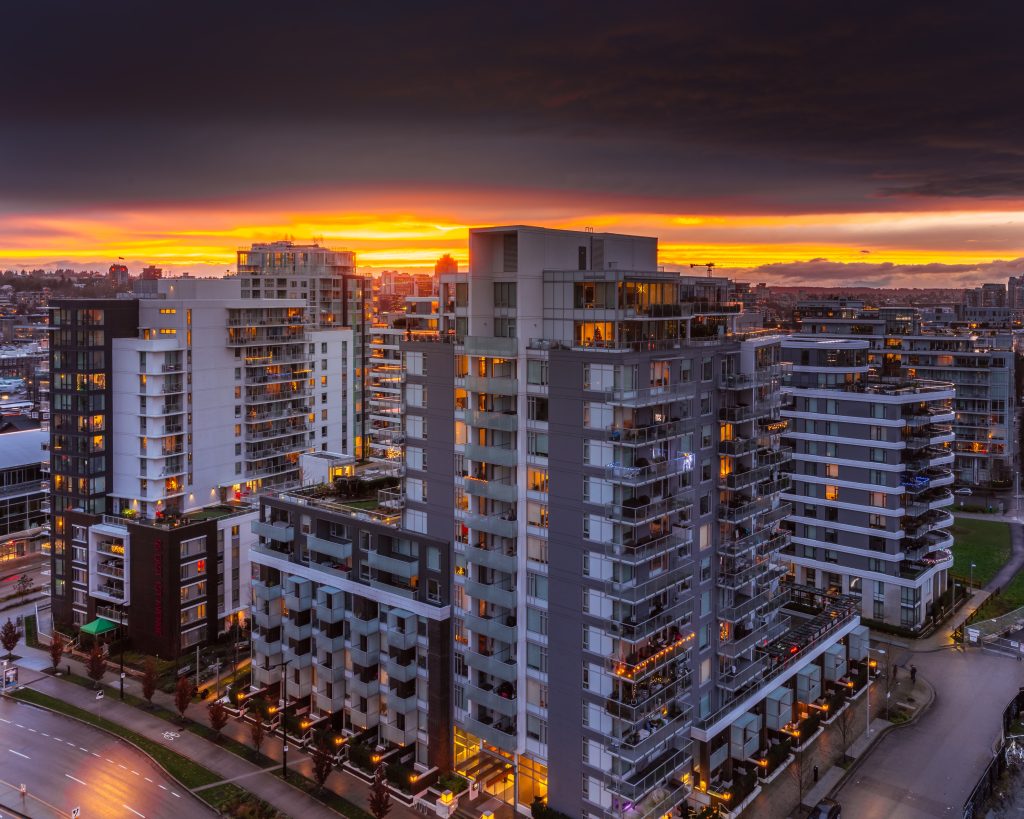 Cityscape at dawn