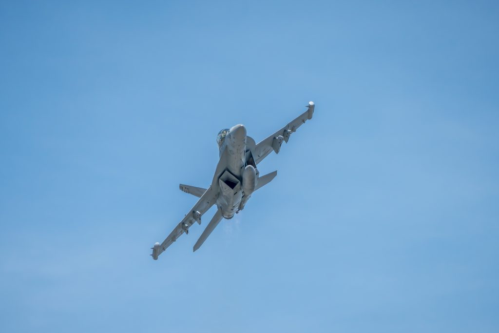 USN 18G Growler – Fighter Jet – Blue Skies Airshow